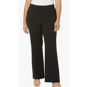 Rafaella Plus Size Soft Crepe Dress Pants - Modern Fit Elegance in Size 14 w3010